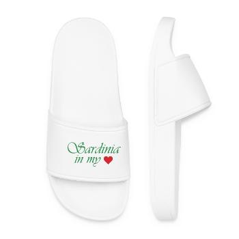 Sardinia in My Heart - Women’s Pool Sliders - white - Front