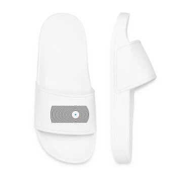 round - Claquettes Femme - blanc - Devant