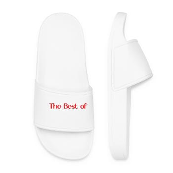 The Best of. Best of. Best. Meilleur.Noël. Geek - Claquettes Femme - blanc - Devant