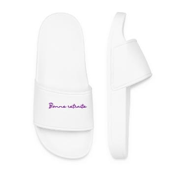RETRAITE. RETRAITE. RETRAITEE. RETRAITE - Claquettes Femme - blanc - Devant