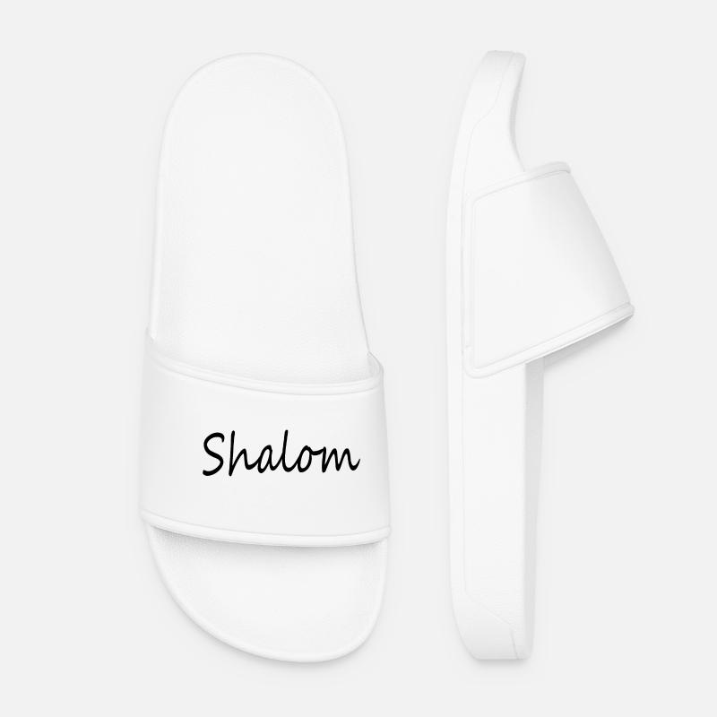 Shalom - Frauen Badelatschen - Weiß