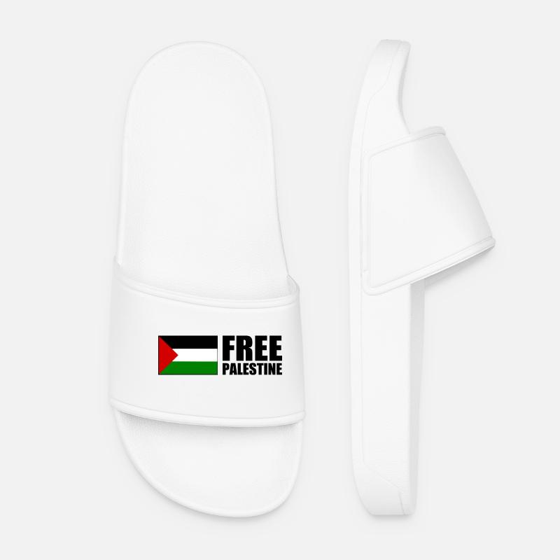Free palestine - Frauen Badelatschen - Weiß