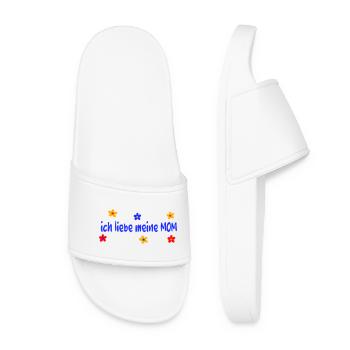 Fête des mères J’aime ma maman - Claquettes Femme - blanc - Devant