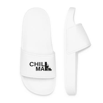 chill mal panda relax entspann dich - Frauen Badelatschen - Weiß - Vorne