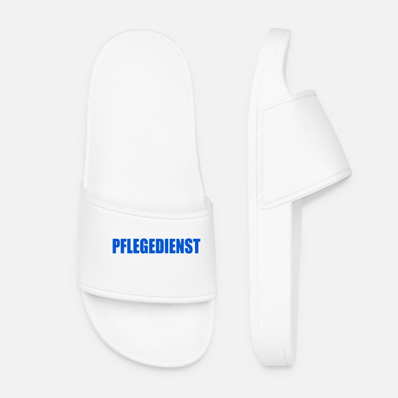 pflegedienst - Frauen Badelatschen - Weiß