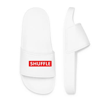 shuffle - Frauen Badelatschen - Weiß - Vorne
