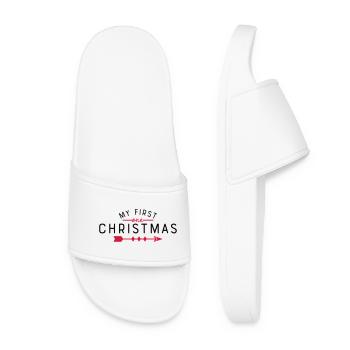 mon premier Noël - Claquettes Femme - blanc - Devant