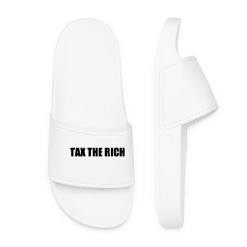 Tax the rich - Women’s Pool Sliders - white - Front