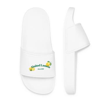 United Lemon  - Frauen Badelatschen - Weiß - Vorne