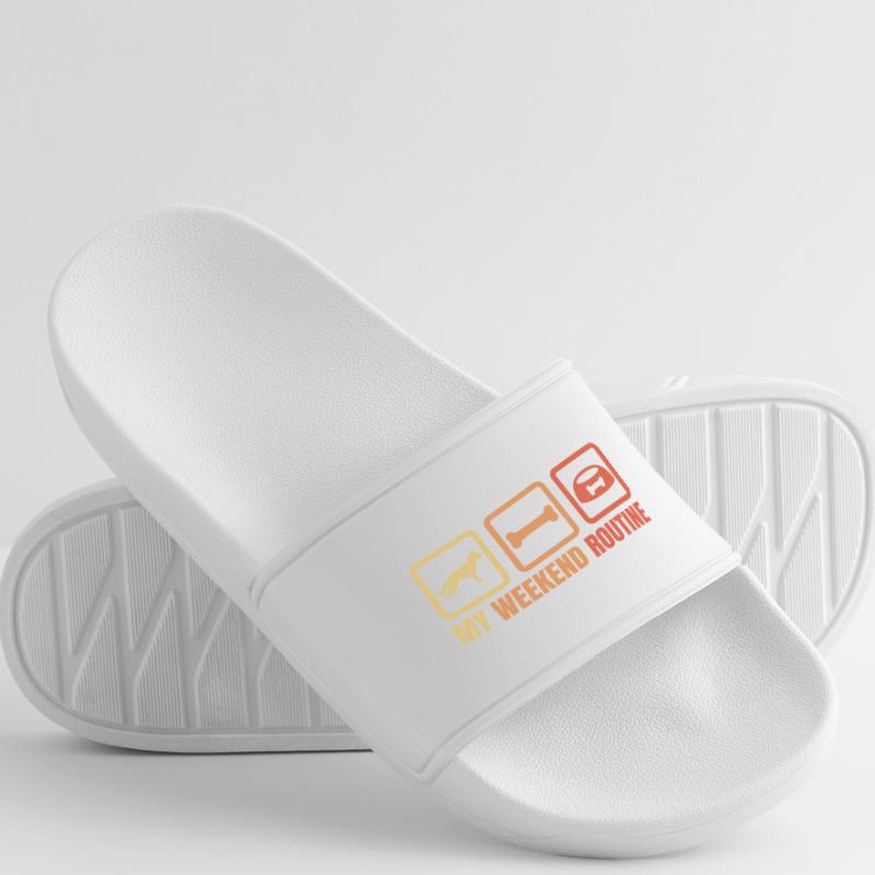 German Shepherd Weekend Routine Women’s Pool Sliders