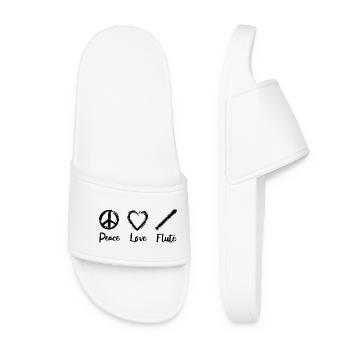 J’adore les flûtes - Claquettes Femme - blanc - Devant