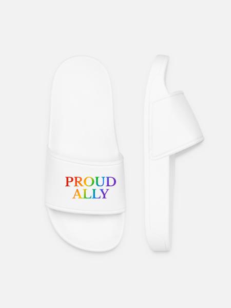 LGBTQ Ally Pride - Frauen Badelatschen - Weiß