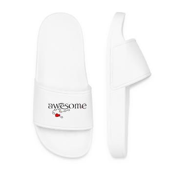 Génial, coeur - Claquettes Femme - blanc - Devant