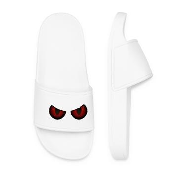 Rotäugige Glut - Frauen Badelatschen - Weiß - Vorne