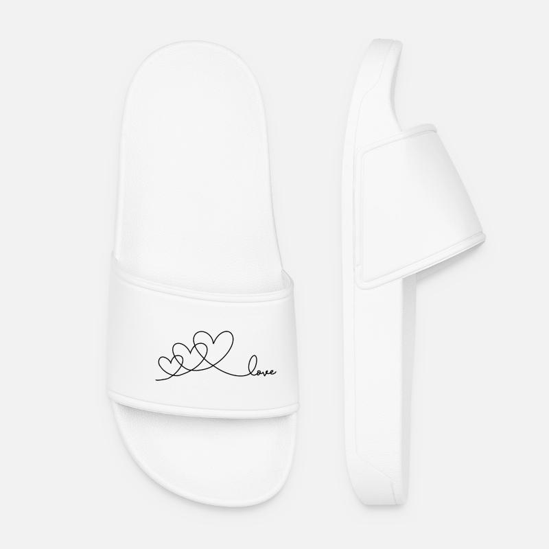 Love - Women’s Pool Sliders - white