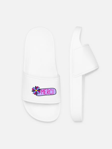 MERCI. MAÎTRESSE. MAÎTRE. MERCI MAÎTRESSE - Claquettes Femme - blanc