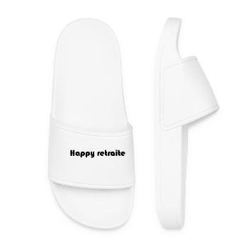 RETRAITE. RETRAITE. RETRAITEE. RETRAITE - Claquettes Femme - blanc - Devant