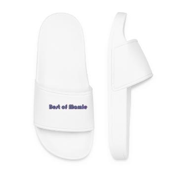 MAMIE. FÊTE DES MÈRES. BONNE FÊTE MAMIE. JE T'AIME - Claquettes Femme - blanc - Devant