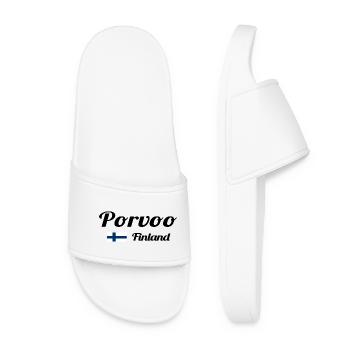 Porvoo Finnland - Stylische Drucke - Frauen Badelatschen - Weiß - Vorne