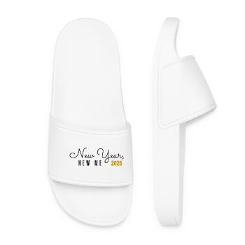 Nouvelle année, nouveau moi - Claquettes Femme - blanc - Devant