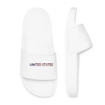 United States - Claquettes Femme - blanc - Devant