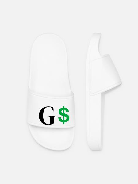 Letter g dollar - Women’s Pool Sliders - white