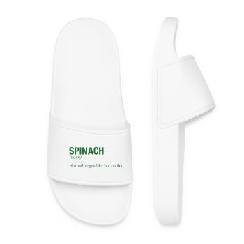 SPINACH - Frauen Badelatschen - Weiß - Vorne