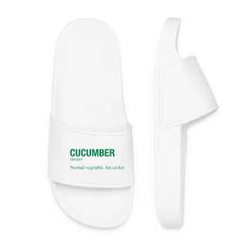 CUCUMBER - Frauen Badelatschen - Weiß - Vorne