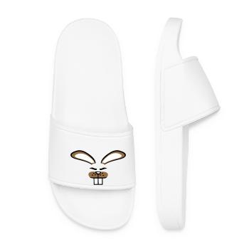 Bunny Rabbit Bunny Cartoon Small Animal Cute - Women’s Pool Sliders - white - Front