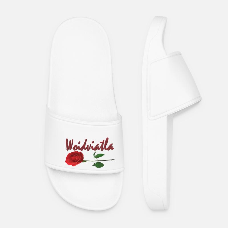 Waldviertel Rose - Women’s Pool Sliders - white