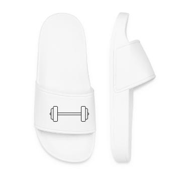 Dumbbell - Women’s Pool Sliders - white - Front