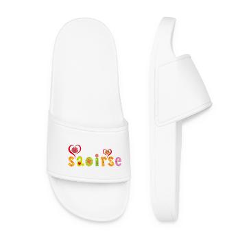 Saoirse Design Personnalisé - Claquettes Femme - blanc - Devant