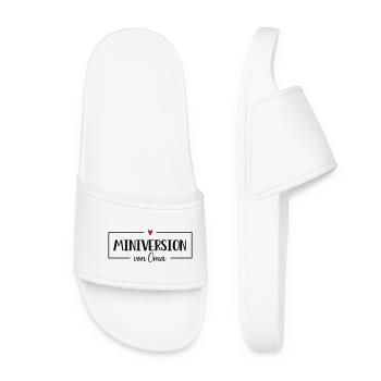 Miniversion von Oma | Minime Oma 2026 Baby - Women’s Pool Sliders - white - Front