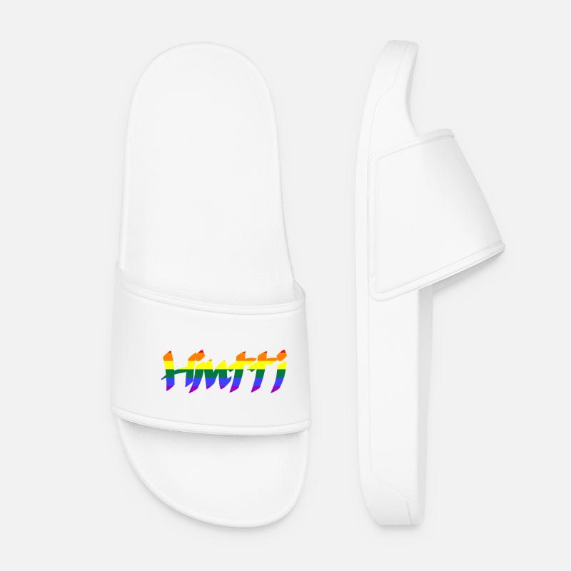 Regenbogenpreis - Frauen Badelatschen - Weiß