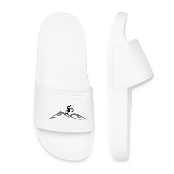 Cyclisme VTT Cyclisme Montagnes - Claquettes Femme - blanc - Devant