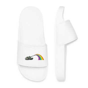 Rainbow tank - Women’s Pool Sliders - white - Front