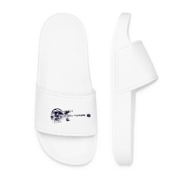 Rock T-shirt - Women’s Pool Sliders - white - Front