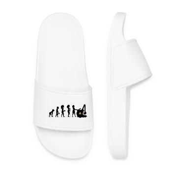 Humor Evolution Manip Mobile Radio Radiology - Women’s Pool Sliders - white - Front