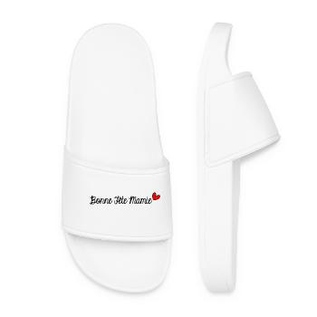 BONNE FÊTE MAMIE. SUPER MAMIE. MAMIE. MERE - Claquettes Femme - blanc - Devant