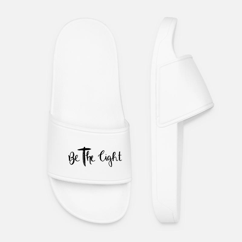 be the light - Women’s Pool Sliders - white