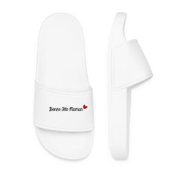 BONNE FÊTE. FÊTE DES MÈRES. FÊTE DES PÈRES. FÊTE - Claquettes Femme - blanc - Devant
