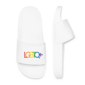 Pride Month - LGBTQ+ - Women’s Pool Sliders - white - Front