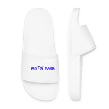 MAMIE. FÊTE DES MÈRES. BONNE FÊTE MAMIE. JE T'AIME - Claquettes Femme - blanc - Devant