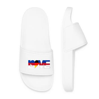 love Sorbs Lusatia Upper Lusatia Germany Home - Women’s Pool Sliders - white - Front