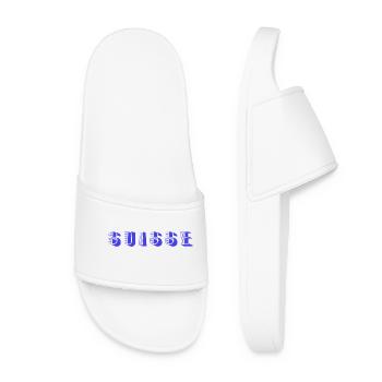 SWITZERLAND. COUNTRY. GENEVA. SWITZERLAND. HUMOR. COUNTRY - Women’s Pool Sliders - white - Front