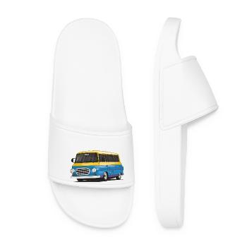 Barkas B1000 // Illustration - Claquettes Femme - blanc - Devant