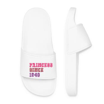 1940's Birthday Princess - Women’s Pool Sliders - white - Front