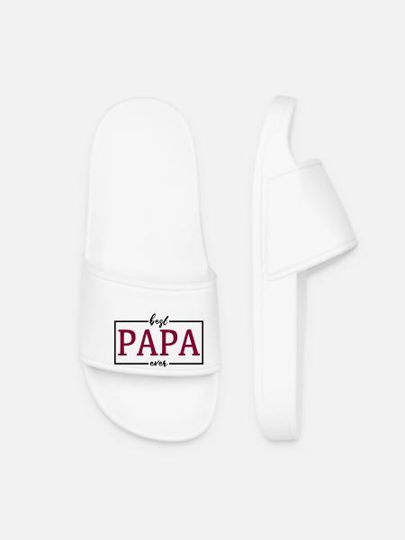 Der beste Papa - Frauen Badelatschen - Weiß