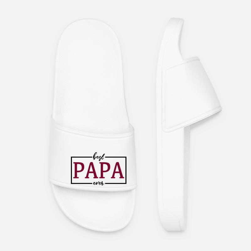 Der beste Papa - Frauen Badelatschen - Weiß
