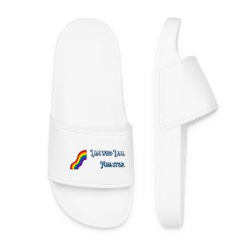I am what I am - Women’s Pool Sliders - white - Front
